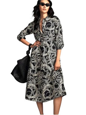 Maeve Anthropologie Bettina Tiered Shirt
Dress SZ L